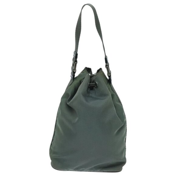 PRADA Hand Bag Nylon Khaki - Picture 2 of 14